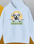 "Say Hi" Series, Volume 1, Unisex Hoodie-Light Blue-cooles Shirt mit lustigem Spruch für Hundefreunde, Design by Dog Gang