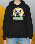 "Say Hi" Series, Volume 1, Unisex Hoodie-lustiger Spruch auf bequemen Shirt für Hundeliebhaber, Design by Dog Gang