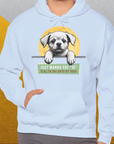 "Say Hi" Series, Volume 1, Unisex Hoodie-origineller und witziger Kapuzenpulli mit Hund, Design by Dog Gang