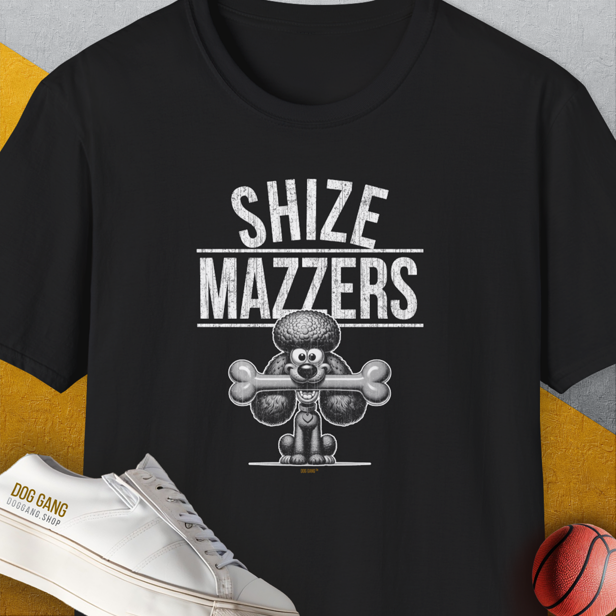 Shize Mazzers, Volume 3, Unisex T-Shirt-Black, Design by Dog Gang