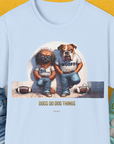 So... Woof? Volume 7, Unisex T-Shirt-Light Blue, Design by Dog Gang