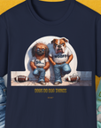 So... Woof? Volume 7, Unisex T-Shirt-Navy, Design by Dog Gang