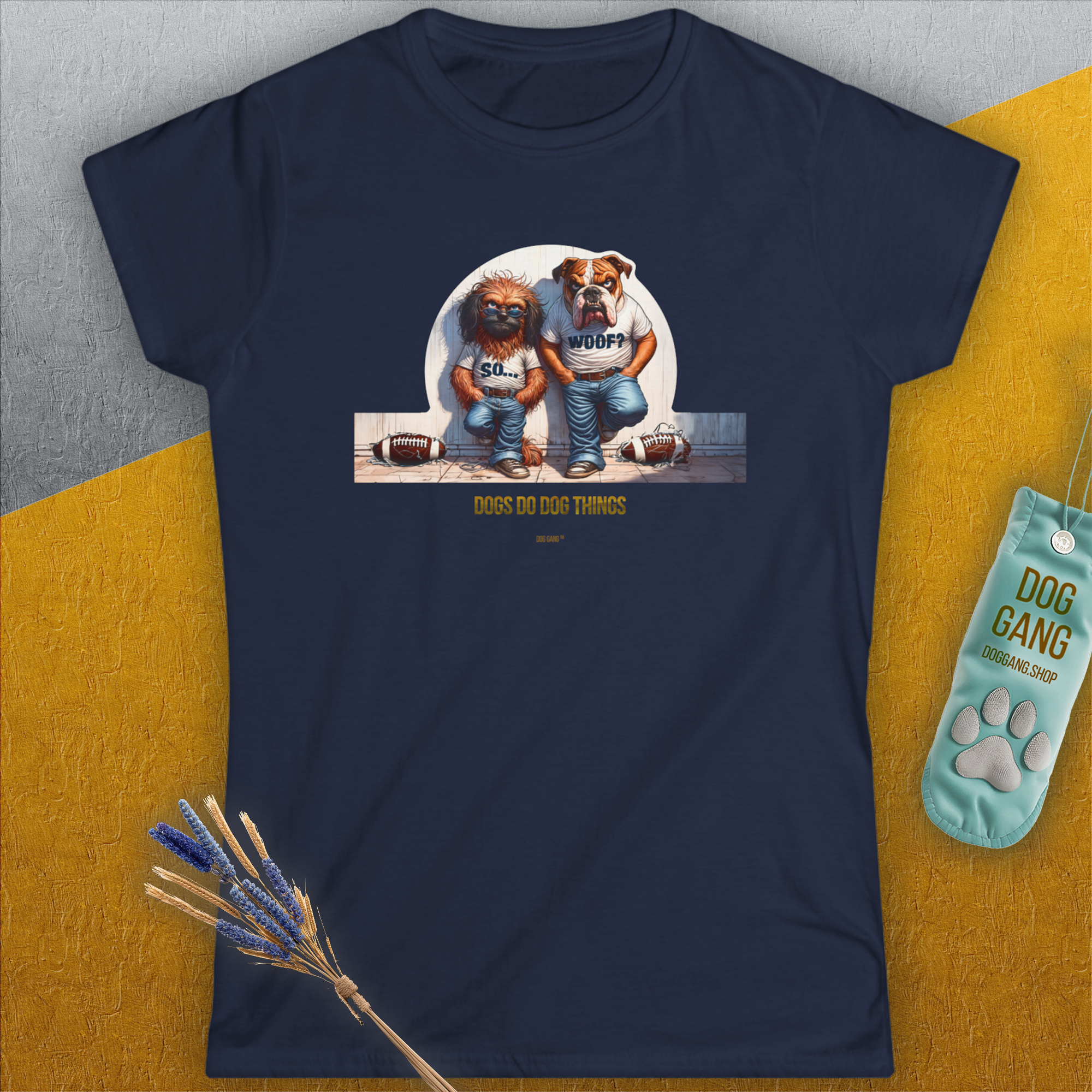 So... Woof? Volume 7, Women's T-Shirt-, a fun and stylish design for dog lovers from Dog Gang