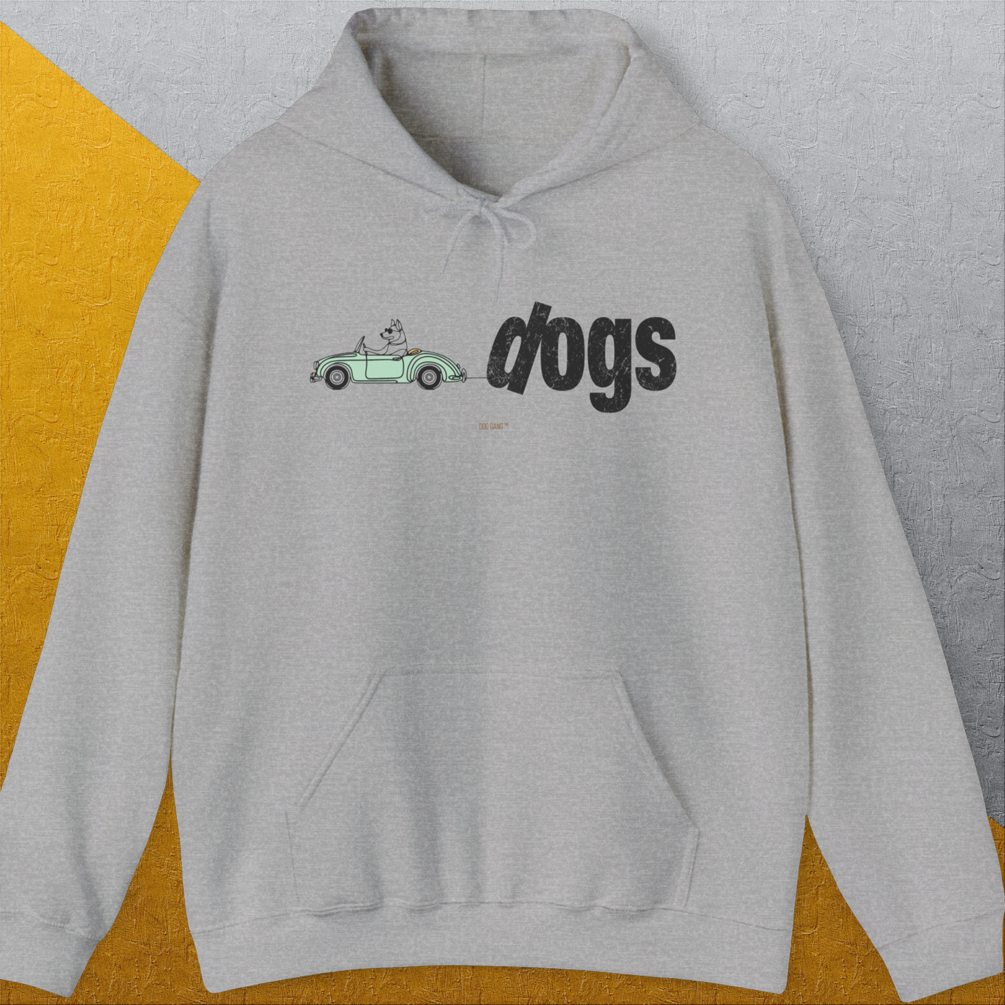 The Dog Gang Minimalistic Series II, Volume 2, Unisex Hoodie-humorous dog lover / dog owner Design by Dog Gang