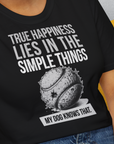 True Happiness Series One, Volume 1, Unisex T-Shirt-lustiges Shirt für Hundeliebhaber, Design by Dog Gang