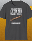 True Happiness Series One, Volume 2, Unisex T-Shirt-lustiges Shirt für Hundefreunde, lustiger Spruch mit Hund, Design by Dog Gang