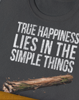 True Happiness Series One, Volume 2, Unisex T-Shirt-humorvolles Hundeshirt, lustiger Spruch mit Hund, Design by Dog Gang