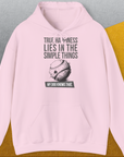 True Happiness Series One, Volume 1, Unisex Hoodie-Light Pink, Design by Dog Gang