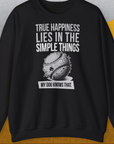 True Happiness Series One, Volume 1, Unisex Sweatshirt-Black, Design by Dog Gang