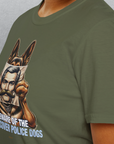 Beware Of The Undercover Police Dogs, Volume 1, Unisex T-Shirt-, Design by Dog Gang