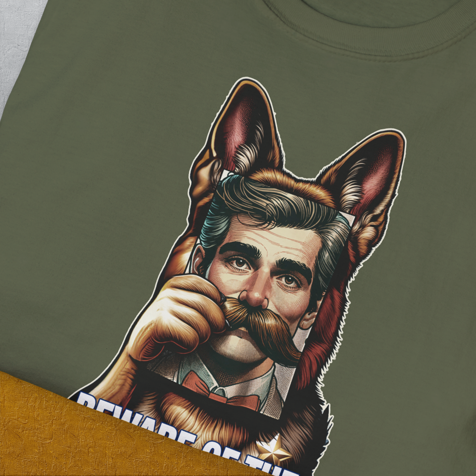 Beware Of The Undercover Police Dogs, Volume 2, Unisex T-Shirt-. A dog-themed Design from Dog Gang