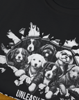 Unleash-Series (Party Animals), Volume 1, Unisex T-Shirt-. A dog-themed Design from Dog Gang