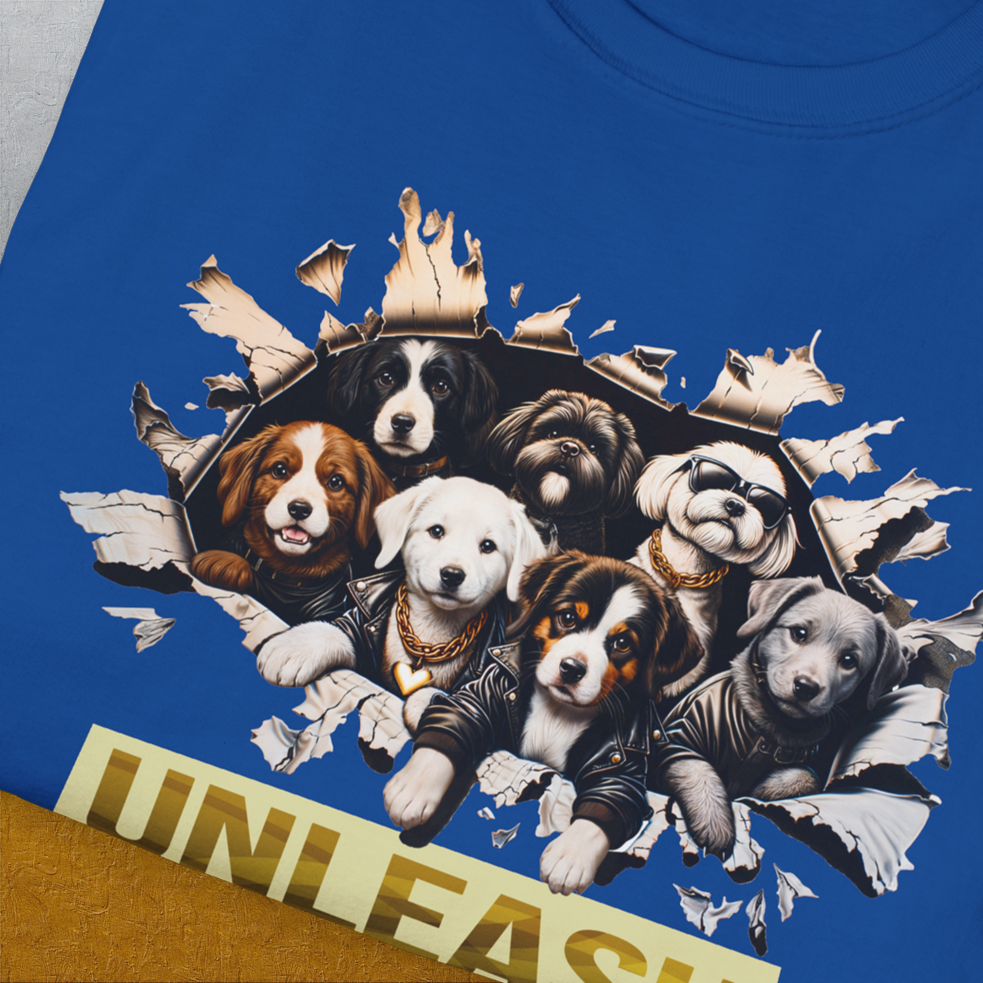 Unleash-Series (My Inner Adventurer), Volume 2, Unisex T-Shirt-. A dog-themed Design from Dog Gang