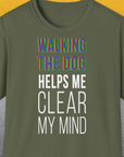 Walking The Dog Series One, Volume 3, Unisex T-Shirt-Military Green. A perfect gift for dog lovers and dog owners. Design by Dog Gang