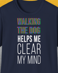 Walking The Dog Series One, Volume 3, Unisex T-Shirt-Navy, Design by Dog Gang