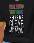 Walking The Dog Series One, Volume 3, Unisex T-Shirt-. For dog lovers and dog owners. Design by Dog Gang