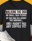 Walking The Dog Series One, Volume 2, Unisex T-Shirt-Black, a cool and stylish design with a funny saying from Dog Gang