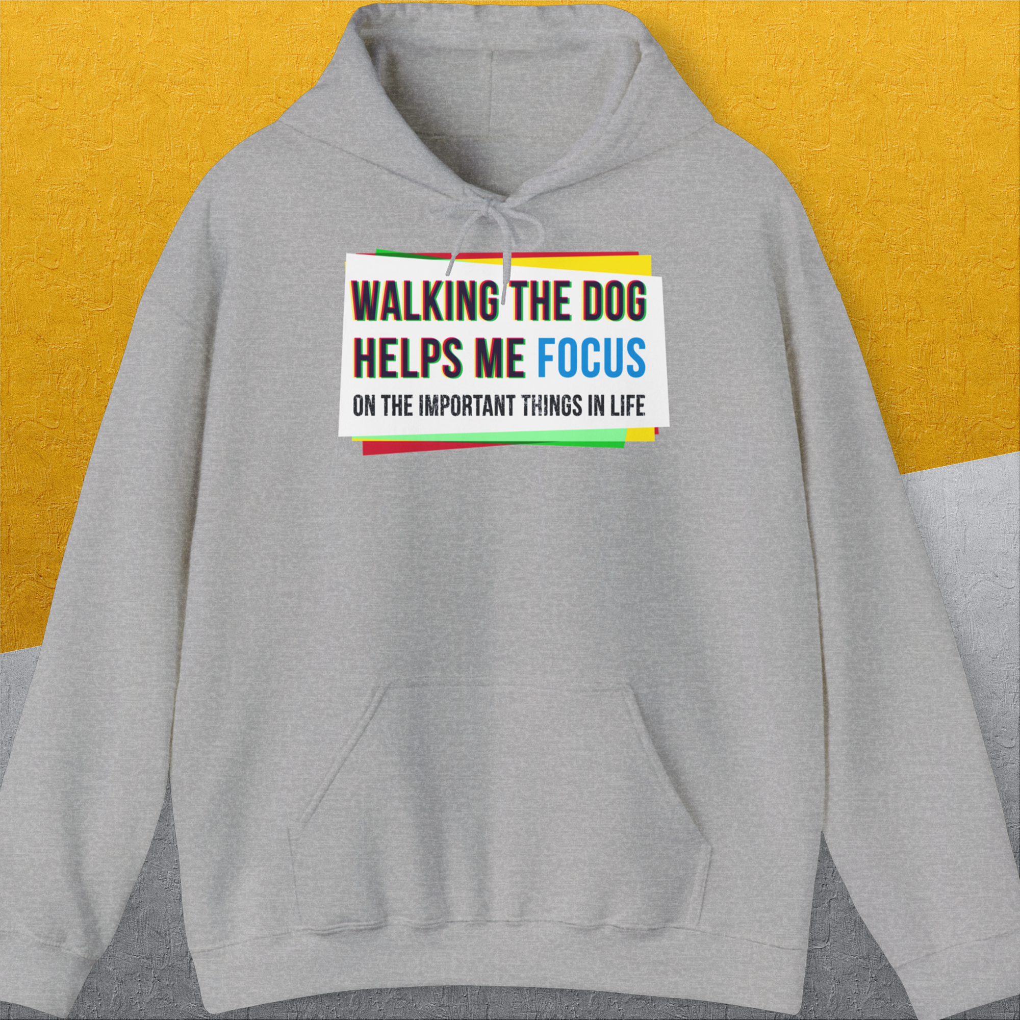 Walking The Dog Series One, Volume 1, Unisex Hoodie-Sport Grey. A dog-themed Design from Dog Gang