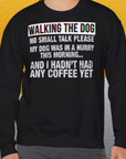 Walking The Dog Series One, Volume 1, Unisex Sweatshirt-, a fun and stylish sweatshirt design for dog lovers from Dog Gang