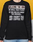 Walking The Dog Series One, Volume 1, Unisex Sweatshirt-. For dog lovers. Design by Dog Gang