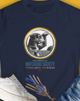 Watchdog Society Series, Volume 3, Women's T-Shirt-Navy, a cool and stylish design with a funny saying from Dog Gang