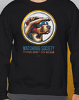 Watchdog Society Series, Volume 1, Unisex Sweatshirt-lustiger Spruch auf bequemen Shirt für Hundeliebhaber, Design by Dog Gang