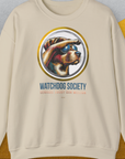 Watchdog Society Series, Volume 1, Unisex Sweatshirt-Sand-lustiges und bequemes Sweatshirt für Hundeliebhaber, Design by Dog Gang