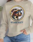 Watchdog Society Series, Volume 1, Unisex Sweatshirt, lustiger Spruch mit Hund. Für humorvolle Hundefreunde. Design by Dog Gang