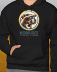 Watchdog Society Series, Volume 1, Unisex Hoodie-Kapuzensweatshirt für Hundefreunde, lustiger Spruch mit Hund, Design by Dog Gang