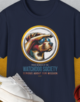 (Member Of The) Watchdog Society Series, Volume 1, Unisex T-Shirt-Navy-cooles Tee mit lustigem Spruch für Hundefreunde, Design by Dog Gang