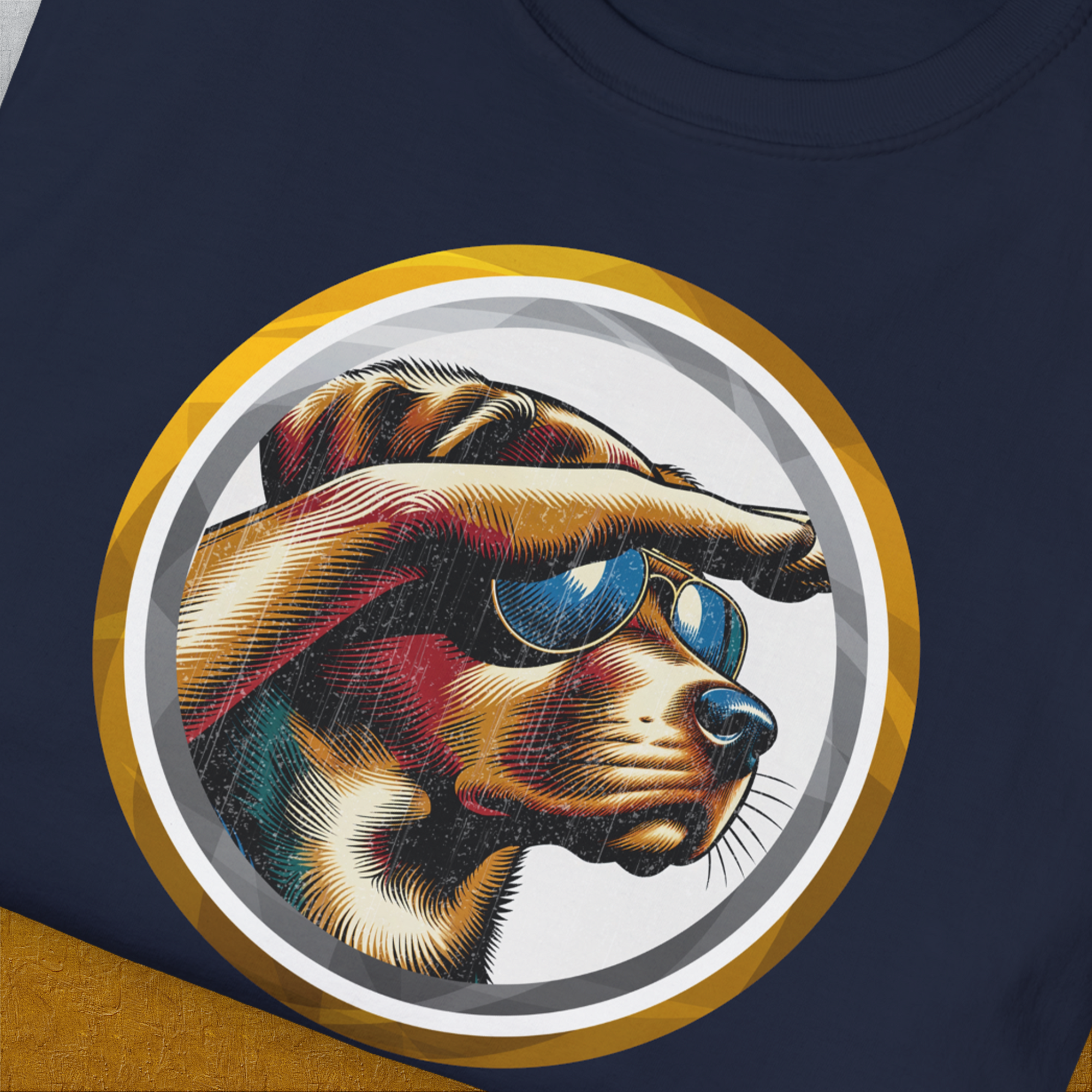 (Member Of The) Watchdog Society Series, Volume 1, Unisex T-Shirt-bequemes Shirt mit lustigem Spruch für Hundebesitzer, Design by Dog Gang