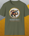 (Member Of The) Watchdog Society Series, Volume 1, Unisex T-Shirt-humorvolles Hundeshirt, lustiger Spruch mit Hund, Design by Dog Gang