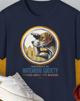 (Member Of The) Watchdog Society Series, Volume 2, Unisex T-Shirt-Navy-bequemes Shirt mit lustigem Spruch für Hundebesitzer, Design by Dog Gang