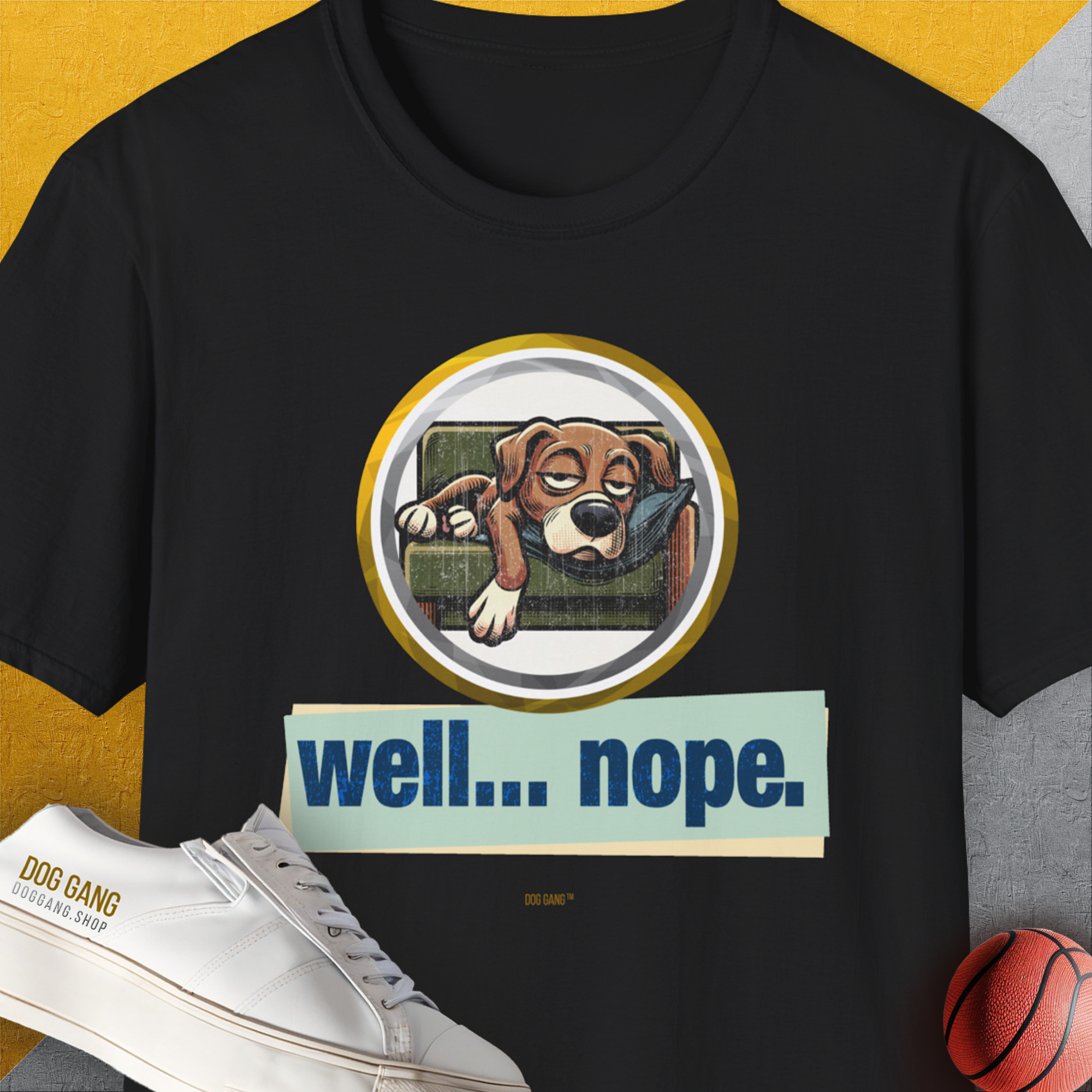 Well... Nope. Volume 3, Unisex T-Shirt-Black, Design by Dog Gang