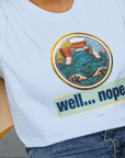 Well... Nope. Volume 4, Unisex T-Shirt-, a fun and stylish design for dog lovers from Dog Gang