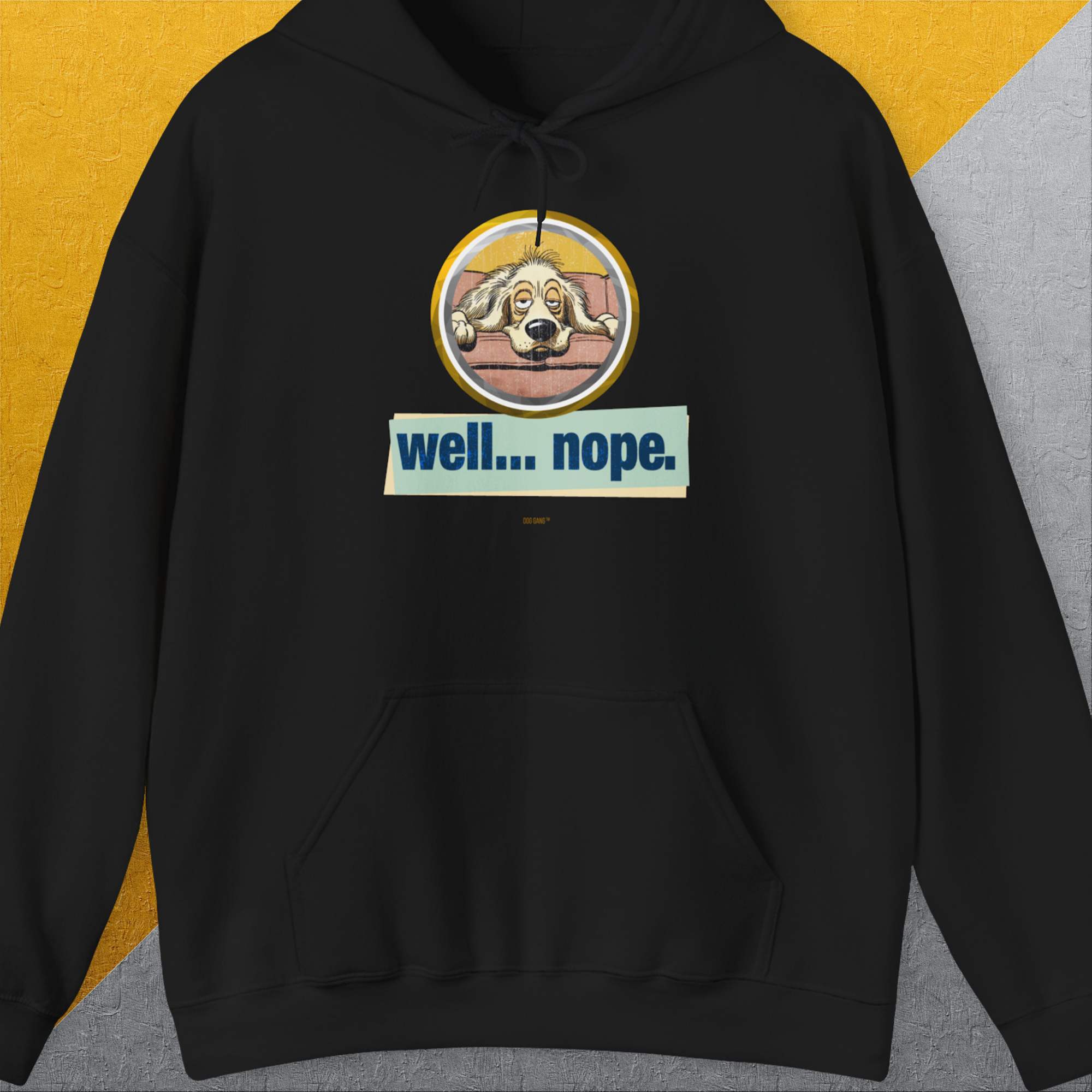 Well... Nope. Volume 2, Unisex Hoodie-Black, Design by Dog Gang