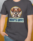 Woof's Upp? Volume 2, Unisex T-Shirt-, Design by Dog Gang