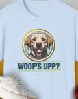 Woof's Upp? Volume 3, Unisex T-Shirt-Light Blue, Design by Dog Gang