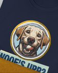 Woof's Upp? Volume 3, Unisex T-Shirt-. A perfect gift for dog lovers and dog owners. Design by Dog Gang