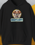 Woof's Upp? Volume 2, Unisex Hoodie-Black, Design by Dog Gang