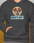 Woof's Upp? Volume 2, Unisex Hoodie-. For dog lovers and dog owners. Design by Dog Gang