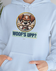 Woof's Upp? Volume 2, Unisex Hoodie-, Design by Dog Gang