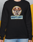 Woof's Upp? Volume 2, Unisex Sweatshirt-, a fun and stylish sweatshirt design for dog lovers from Dog Gang
