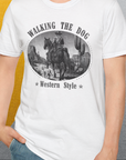 Walking The Dog, Western Style, Volume 3, Unisex T-Shirt-, Design by Dog Gang
