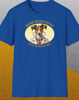 Walking The Dog Every Day Keeps The Doctor Away, Volume 2, Unisex T-Shirt-humorvolles Hundeshirt, lustiger Spruch mit Hund, Design by Dog Gang