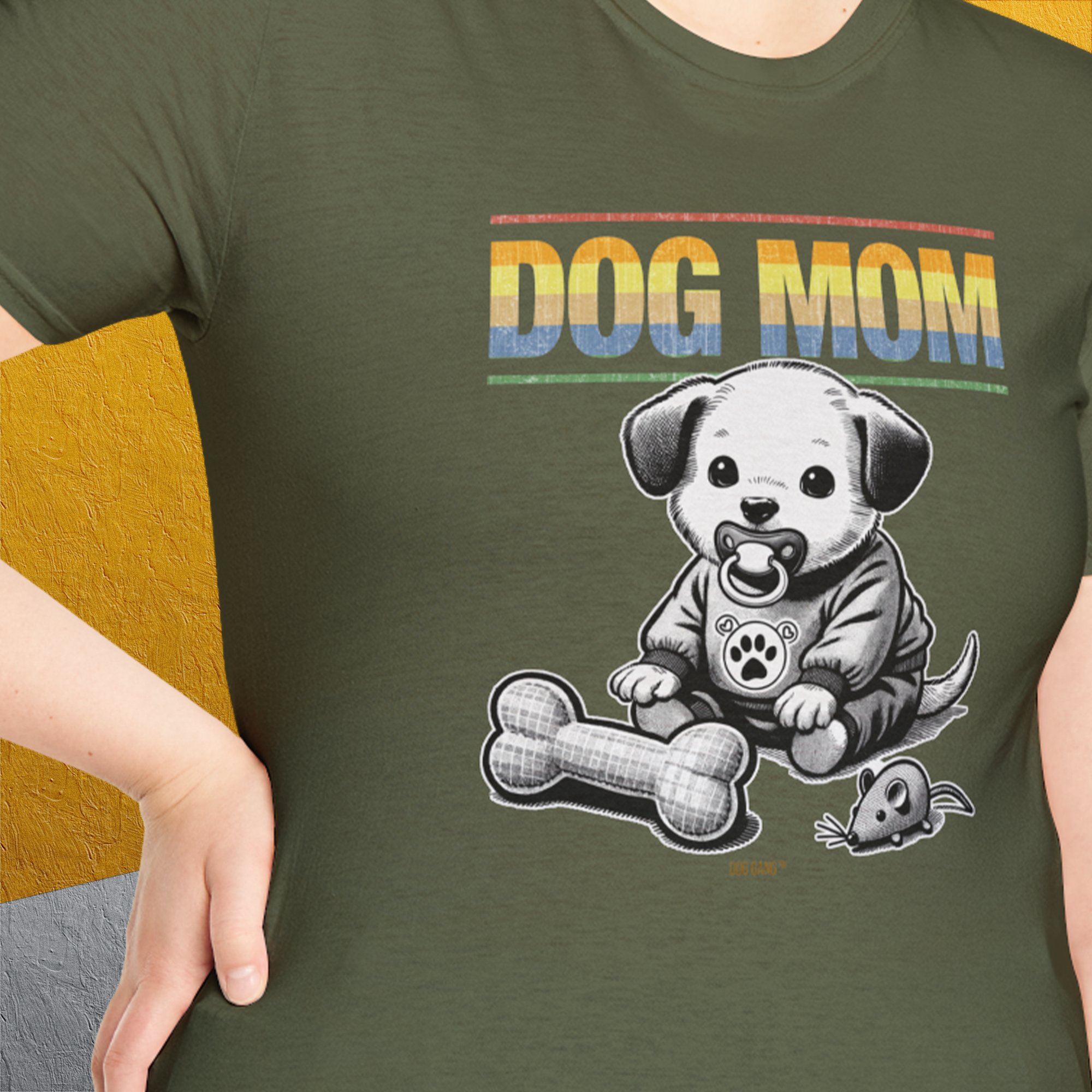 Dog Mom Series, Volume 2, Unisex T-Shirt-, Design by Dog Gang