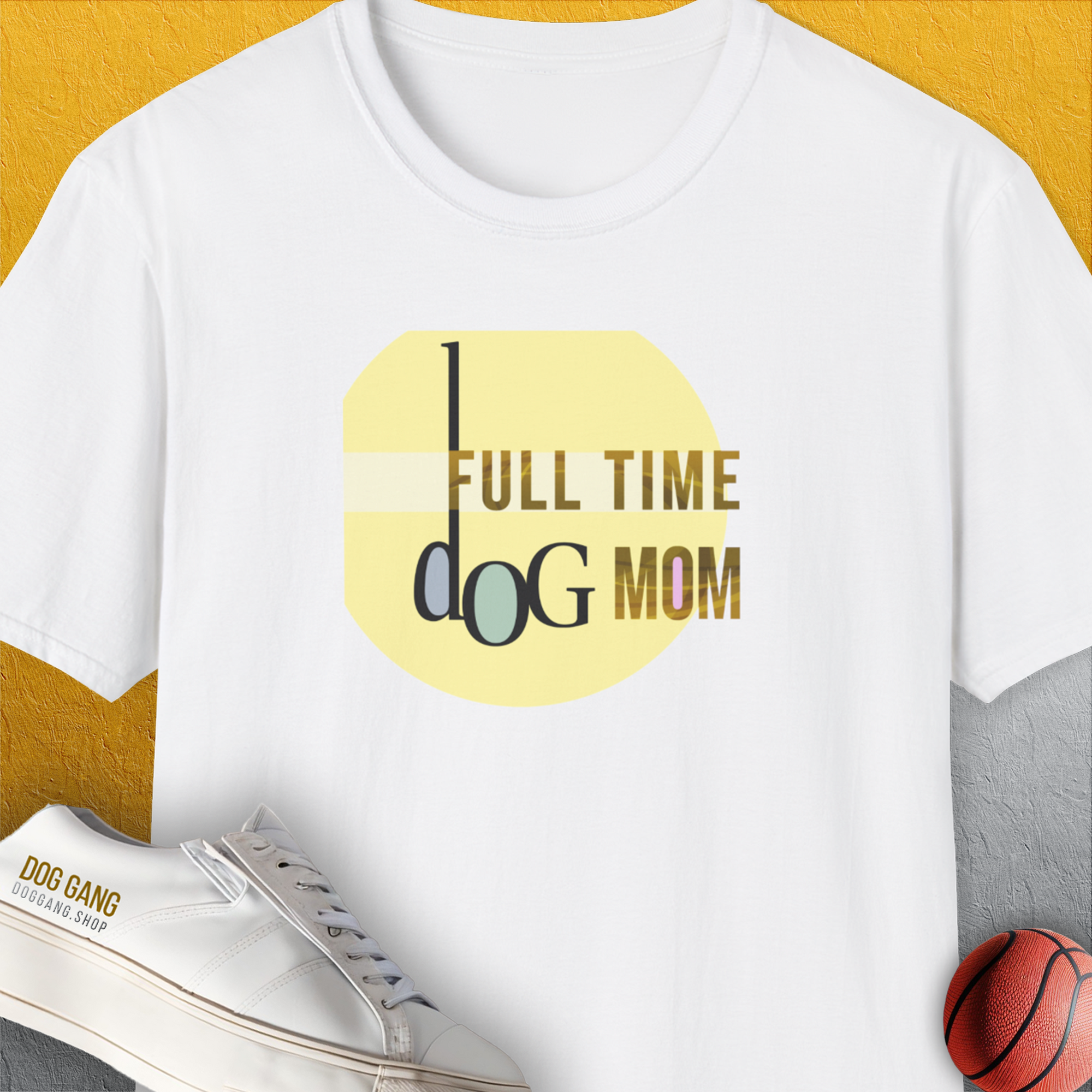 Dog Mom Series, Volume 4, Unisex T-Shirt-White, a cool and stylish design with a funny saying from Dog Gang