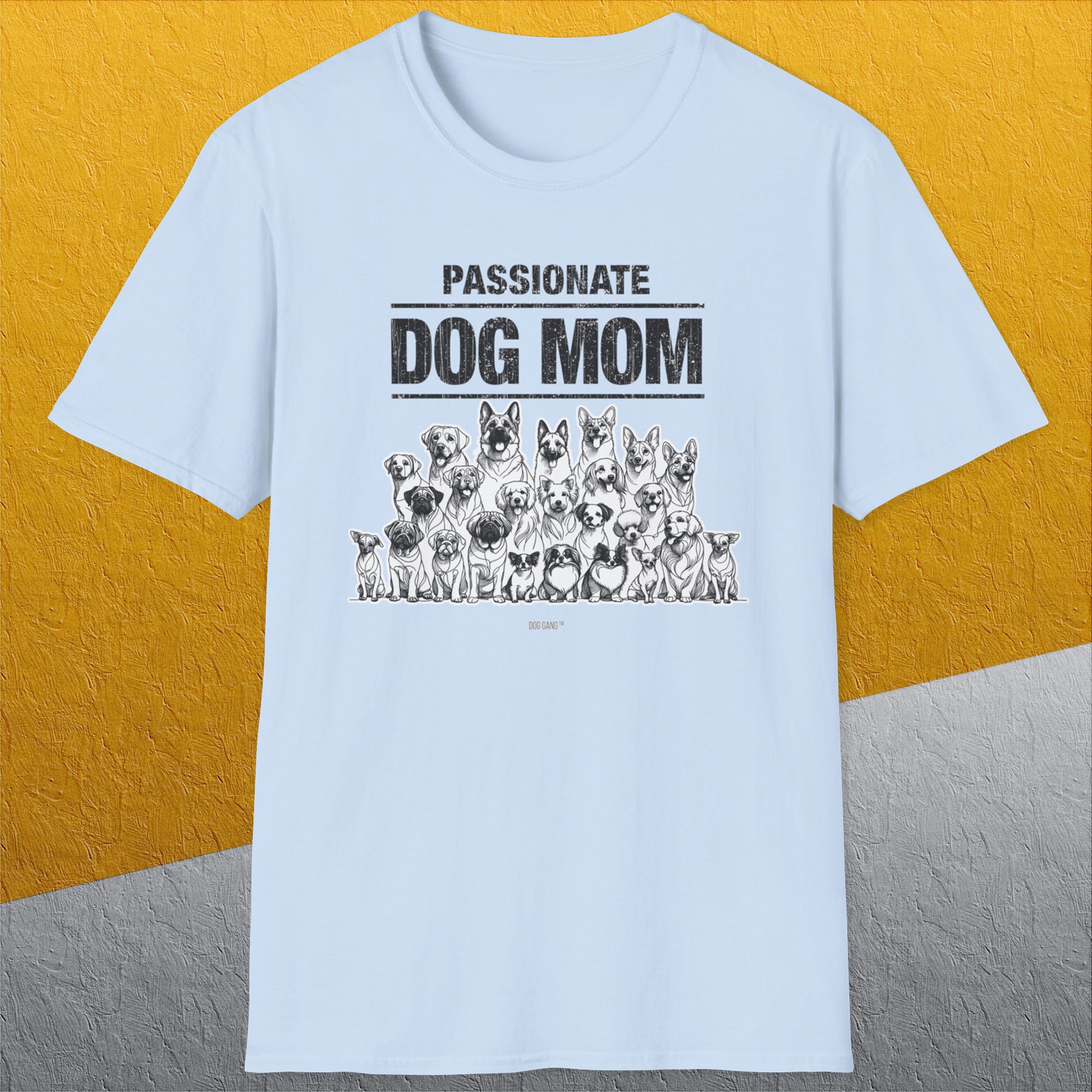 Dog Mom Series, Volume 8, Unisex T-Shirt-. A dog-themed Design from Dog Gang