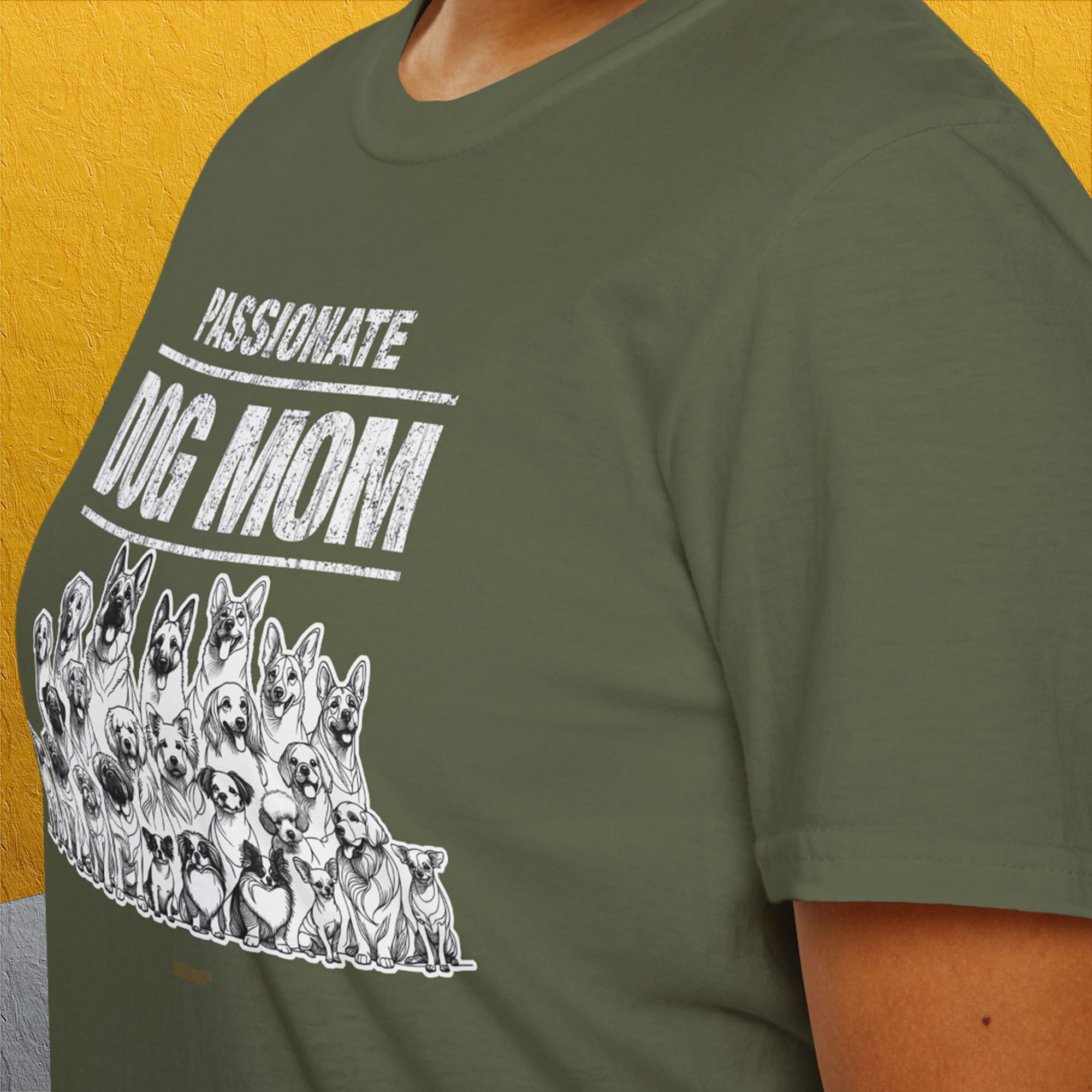 Dog Mom Series, Volume 8, Unisex T-Shirt-, Design by Dog Gang