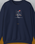 The Dog Gang Minimalistic Series I, Volume 1, Unisex Sweatshirt-Navy-Design by Dog Gang